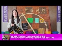 1L 2L 3L 4L 5L 10L balde químico com tampa resistente à corrosão grandes baldes redondos de plástico