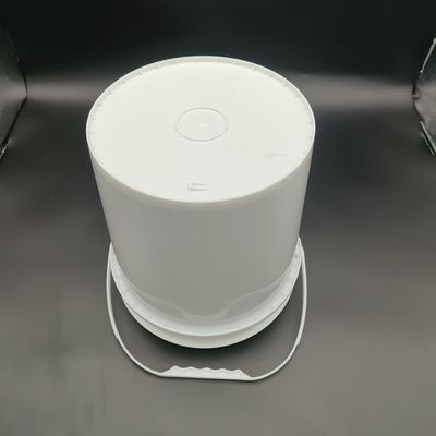 Impressão a serrilho balde de plástico redondo de 10 litros com tampa ISO9001