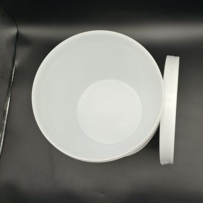 Impressão a serrilho balde de plástico redondo de 10 litros com tampa ISO9001