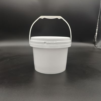 1L-25L PP Baldes de plástico para armazenamento de alimentos com tampa Impressão IML