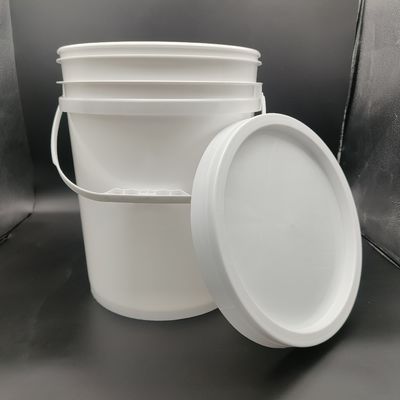Capacidade de armazenamento de produtos químicos certificada ISO9001 20 l Balde de plástico com tampa