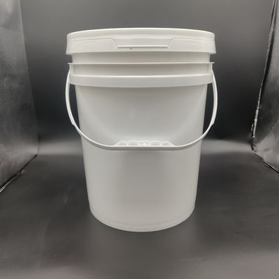 Logotipo personalizado balde de plástico redondo com impressão de tela / transferência de calor / impressão IML