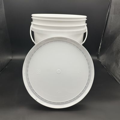 Agricultura Material PP Balde de plástico de 25 litros com tampa empilhável