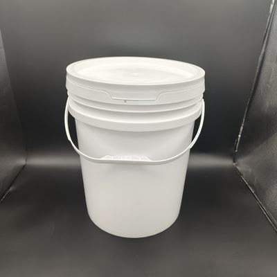 OEM baldes de armazenamento brancos com tampa 1L 2L 3L 5L 10L 18L 20L 25L
