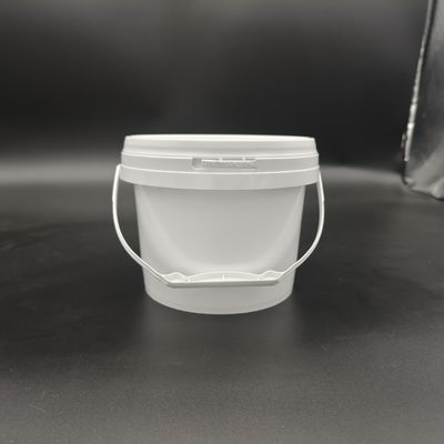 Material de PP Baldes de plástico de 1 litro com tampa resistentes aos raios UV Anti-corrosião