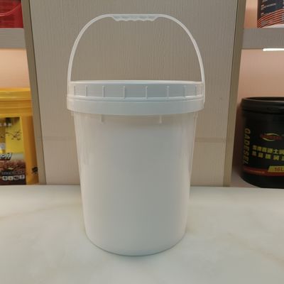 Balde de óleo de polietileno de qualidade alimentar Balde de plástico grande e redondo Resistente a UV
