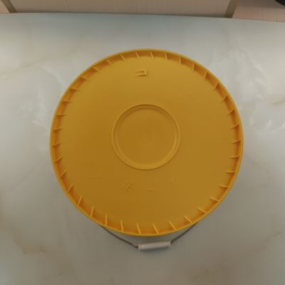 18L 4,8 galões 5 galões de tinta plástica balde amarelo resistente a altas temperaturas