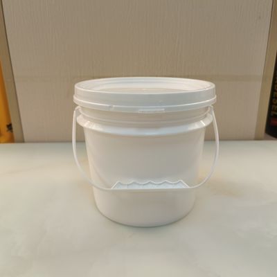 Jogos de plástico impermeáveis personalizáveis Balde Branco 5 Gal Balde Resistente ao calor