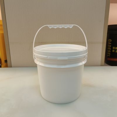Jogos de plástico impermeáveis personalizáveis Balde Branco 5 Gal Balde Resistente ao calor