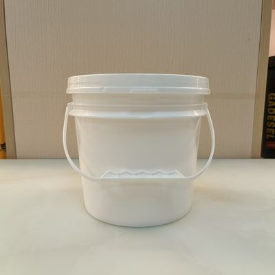 Jogos de plástico impermeáveis personalizáveis Balde Branco 5 Gal Balde Resistente ao calor