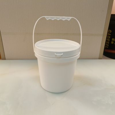 ISO9001 Balde de armazenamento de ferramentas 5 galões Balde branco resistente aos raios UV
