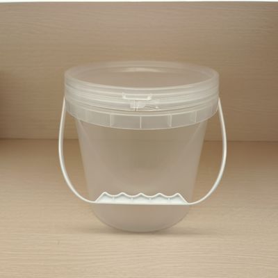 Polietileno polipropileno plástico transparente baldes de bebidas resistentes à corrosão