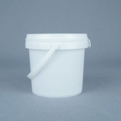 Cozinha 20 litros balde de plástico branco com tampa empilhável