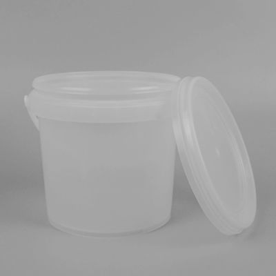 Baldes de armazenamento transparentes e claros para jardim