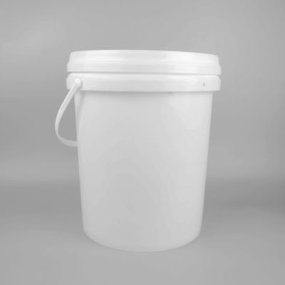 1L 2L 3L 4L 5L Balde de transporte de manobras metálicas brancas de qualidade alimentar