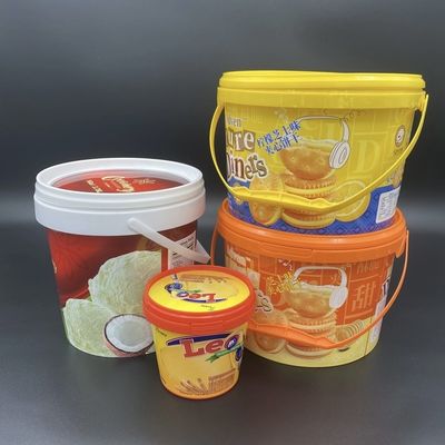 Material de PP Baldes de qualidade alimentar, à prova de vazamento, balde à prova de ar, com tampa