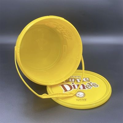 Armazenamento seguro de alimentos à prova de vazamento 1 ~ 25L Balde de comida branco com tampa