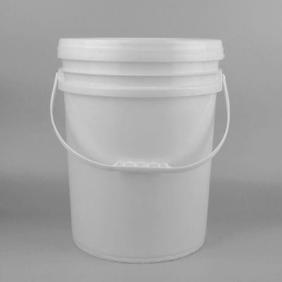 20 litros de balde de lubrificante branco com alça de metal OEM ODM