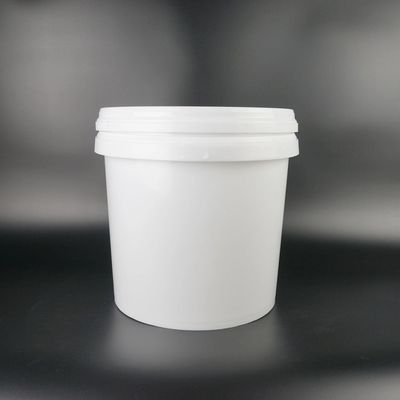 Balde de óleo de plástico reciclável empilhável de polietileno branco Balde de 20 l