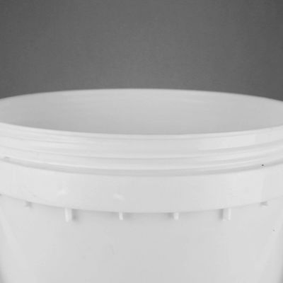 Logotipo personalizado 20l balde de plástico redondo com tampa resistente à corrosão