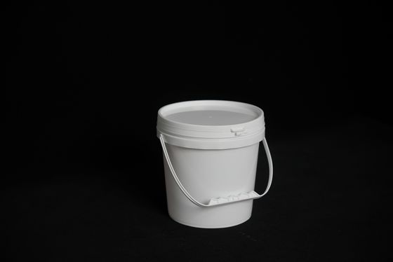 Baldes com tampa de longa duração com alças para armazenar e limpar alimentos