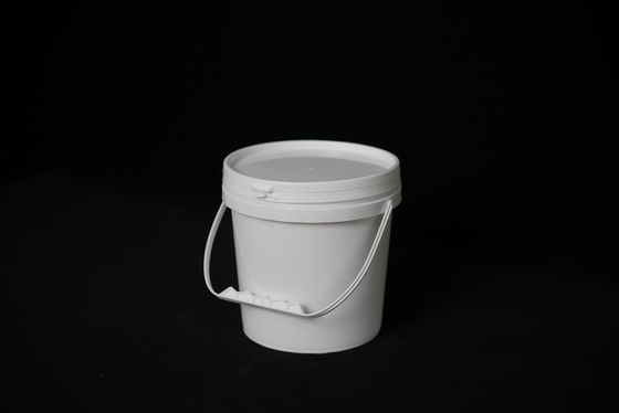 Baldes de plástico de qualidade alimentar para armazenamento em freezer em branco / outras cores