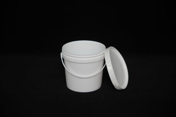 Baldes de plástico de qualidade alimentar para armazenamento em freezer em branco / outras cores