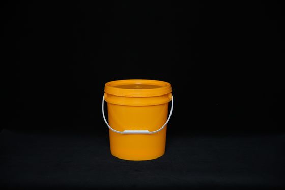 Balde de plástico durável com tampa para produção e armazenamento de alimentos