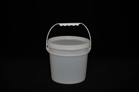 Balde de plástico durável com tampa para produção e armazenamento de alimentos