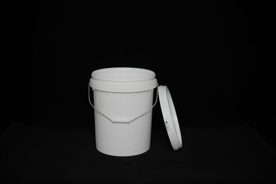 Logotipo Redondo Branco Personalizado Grau de Alimentos Armazenamento de Alimentos Balde Lava-louças Seguro / Empilhável