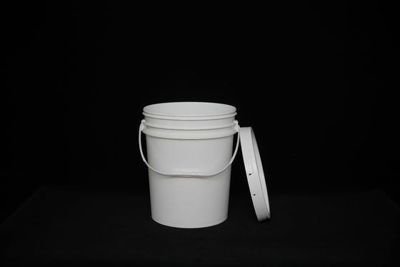 Logotipo Redondo Branco Personalizado Grau de Alimentos Armazenamento de Alimentos Balde Lava-louças Seguro / Empilhável