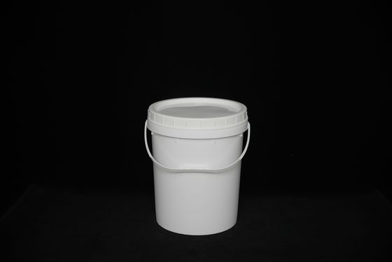 Copo de plástico de PP branco de qualidade alimentar de forma redonda e quadrada, resistente aos raios UV, reciclável para armazenamento seguro com impacto